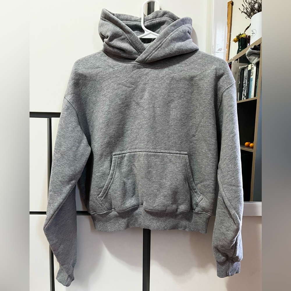 Aritzia TNA Cozy Sweatfleece Cropped Hoodie